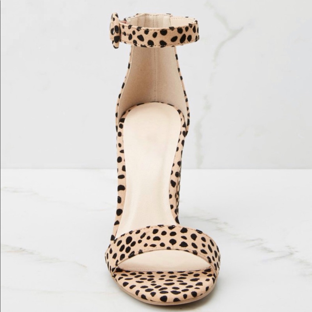 NEW Leopard Print Block Heel - Picture 3 of 7